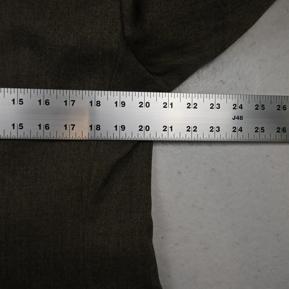 Vtg USA Christian Dior 40S Brown Birdesye Wool Slim Mens Blazer Sport‎ Coat